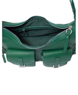 Assembled Faux Leather Crossbody Bag