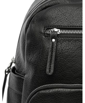 Focus Faux Leather Backpack 