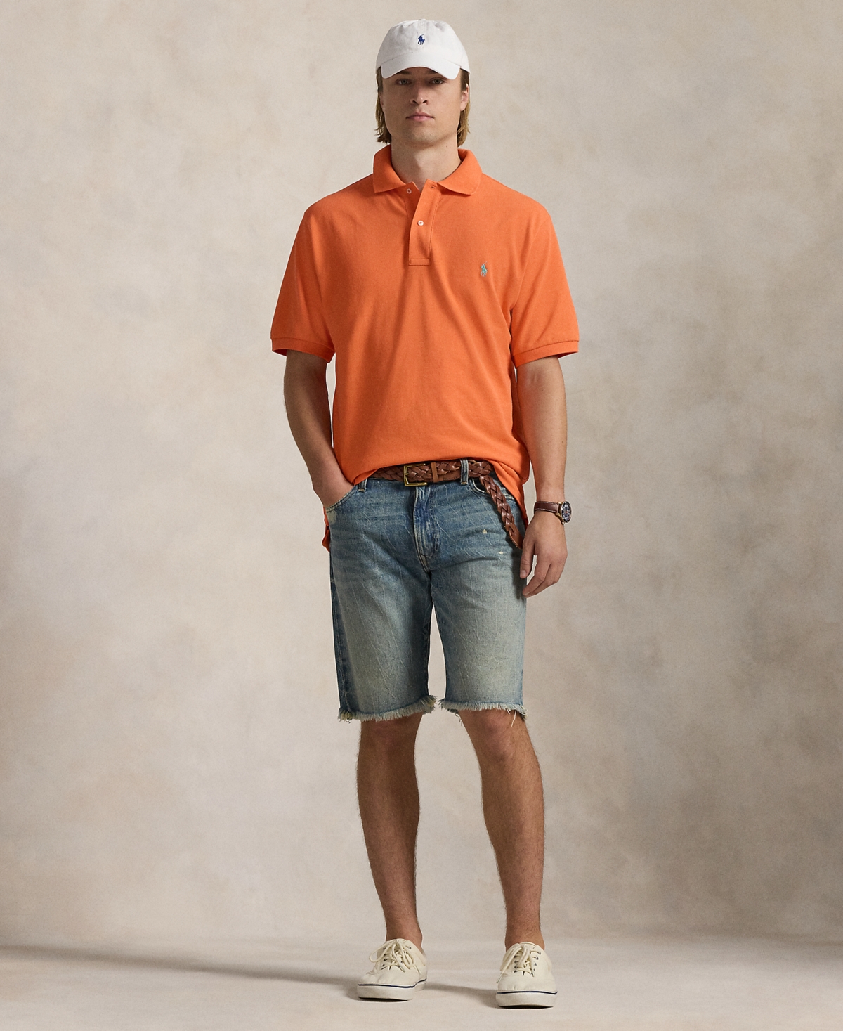 Polo Ralph Lauren Men's Big & Tall The Iconic Mesh Polo Shirt