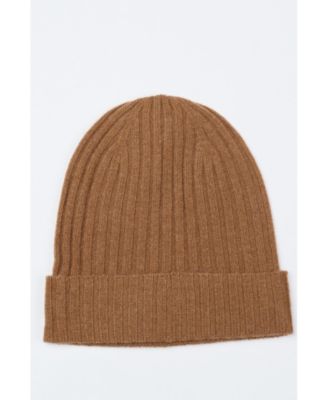 100% Cashmere Beanies for Women(Black, One Size