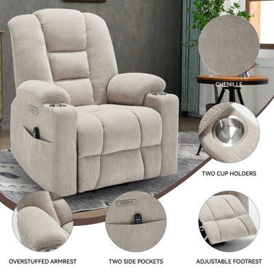 Power Lift Recliner with Massage & Heat