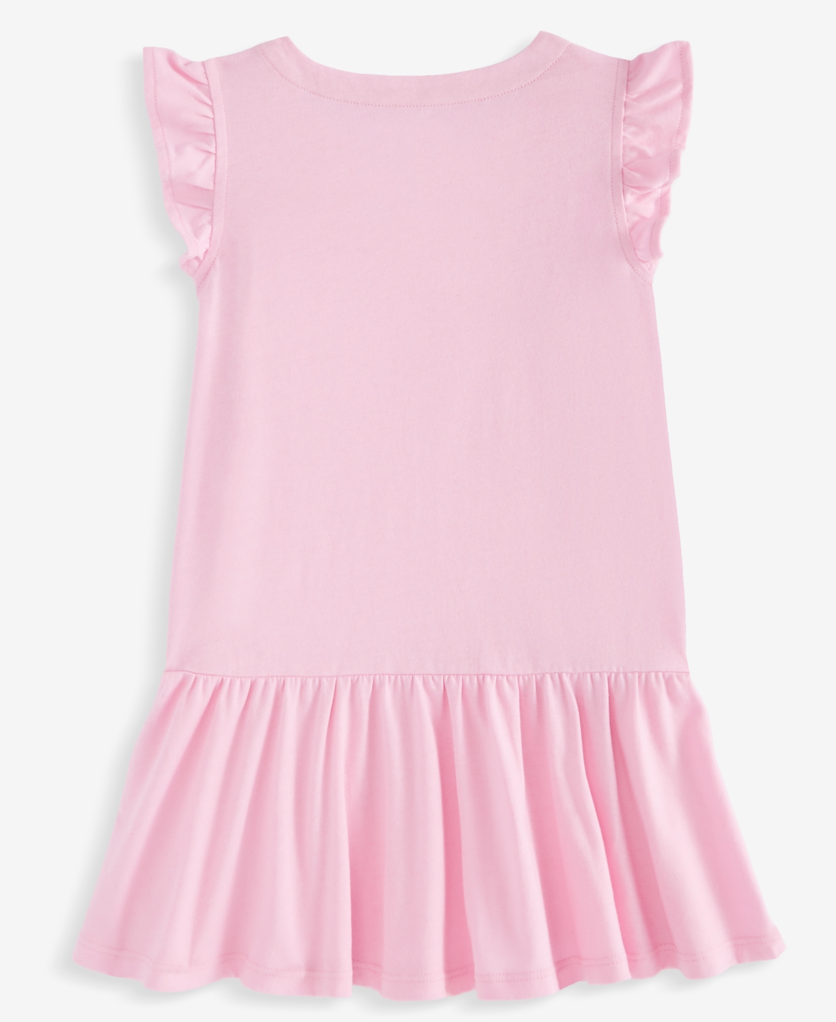 Epic Threads Toddler Girl Ruffle-sleeve Dress, Exclusively At Macy's In Bonbon