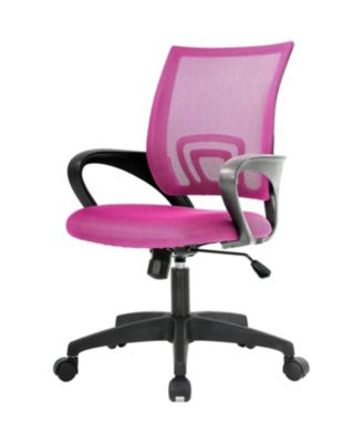 Modern Mid-Back Ergonomic Mesh Office Desk Chair with Armrests and Wheels for Comfort and Mobility