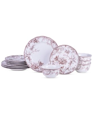 Adelaide 12 Pc. Dinnerware Set, Service for 4
