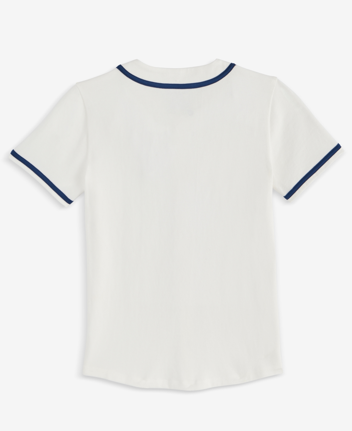 Macy's Epic Threads Little & Big Boys Solid Cotton Baseball Jersey Shirt, Exclusively At  In Angel Whit