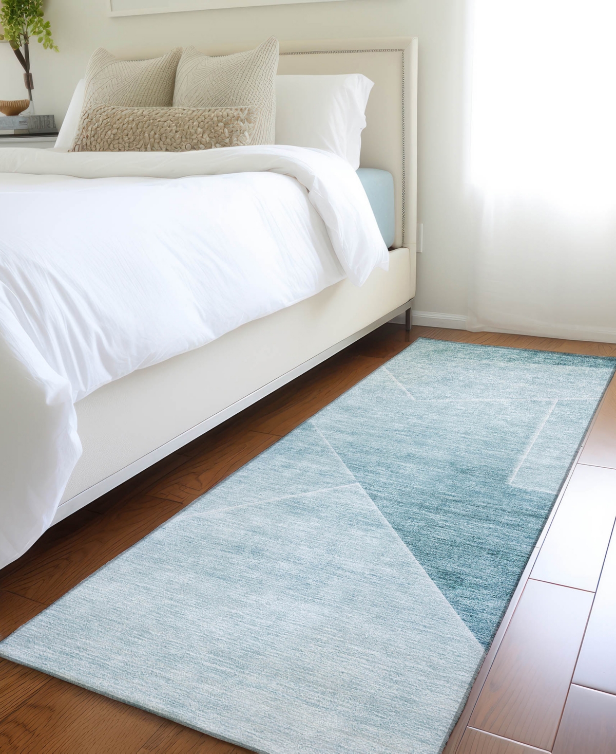 Addison Chantille Acn779 2'3''x7'6'' Runner Area Rug In Teal