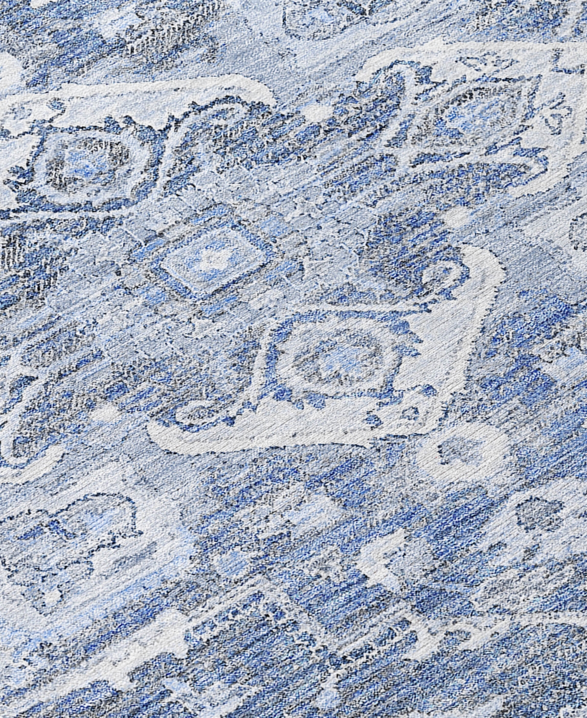 Addison Chantille Machine Washable Acn774 3'x5' Area Rug In Denim