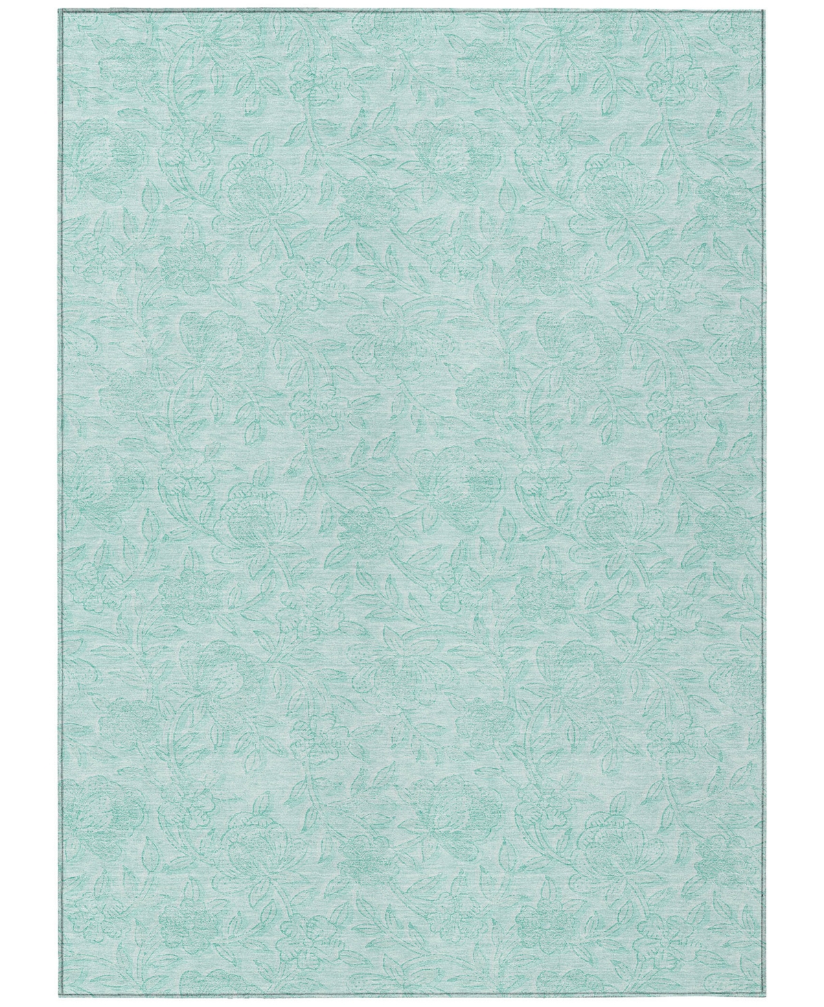 Addison Chantille Acn782 5'x7'6'' Area Rug In Teal
