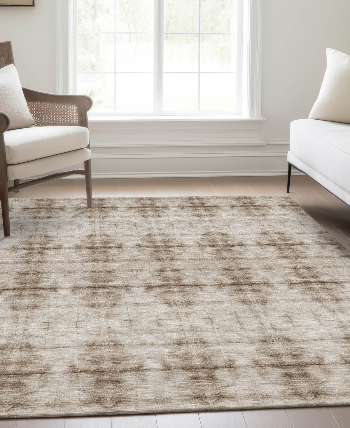 Addison Chantille Acn799 5'x7'6'' Area Rug In Beige