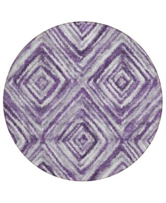 Addison Chantille Machine Washable ACN781 8'x8' Round Area Rug