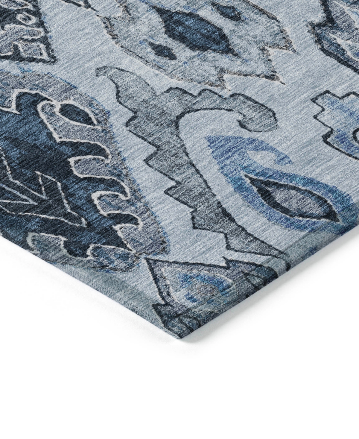 Shop Addison Chantille Machine Washable Acn775 9'x12' Area Rug In Blue
