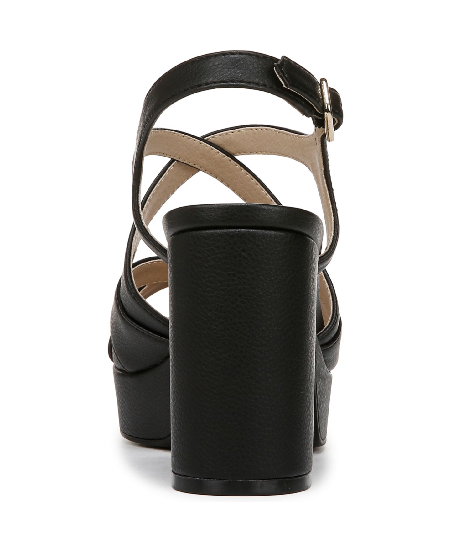 Женские сандалии LifeStride Adrianna Platform Dress Sandals, цвет: Чёрная искусственная кожа — фото 3