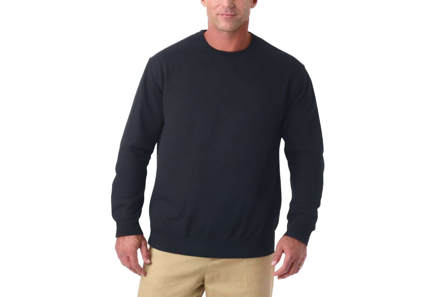Men's Ultra-Comfort Fleece Crewneck Sweatshirt