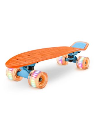 6'' PP Deck Skateboard, Mini Cruiser Skateboard for Kids, Teens, and Adults