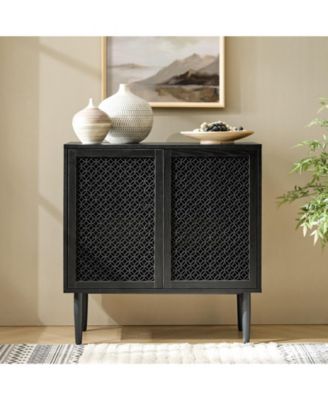 Giovanna Modern 32"Tall 2-Door Accent Cabinet with Adjustable Feet