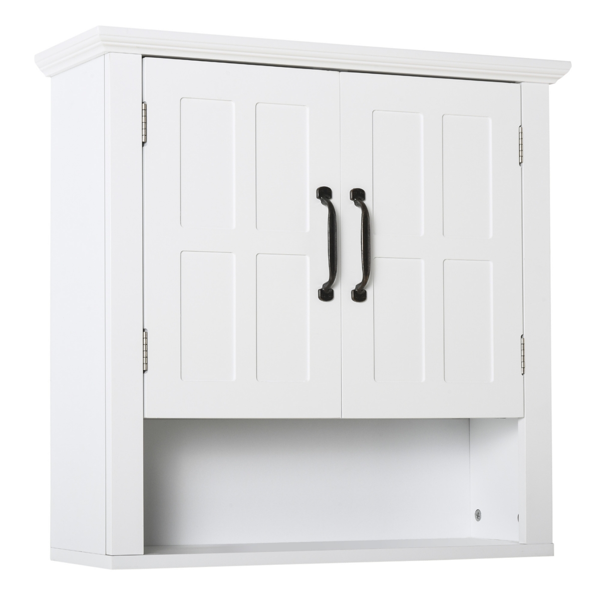 Bathroom Wall Cabinet, Medicine Cabinet w/ Adjustable Shelf - White