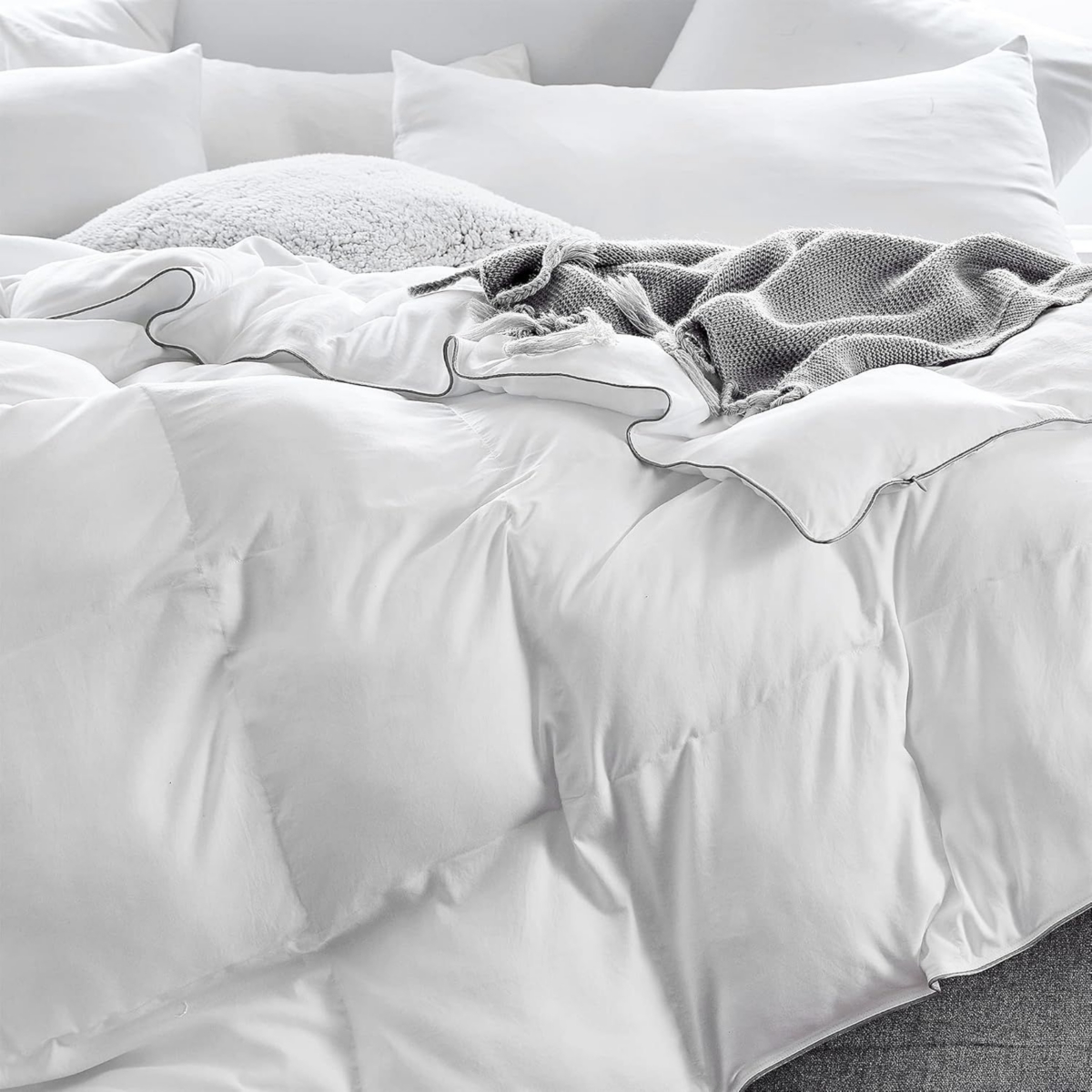 Snorze Cloud Comforter Set - Coma Inducer - White,Queen