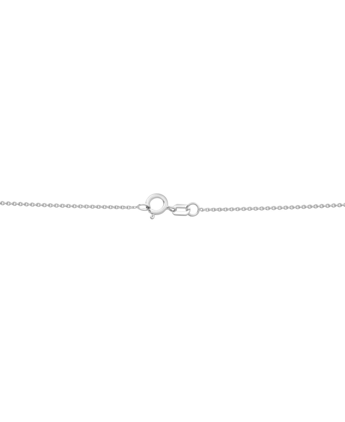 MACY'S DIAMOND HEART PENDANT NECKLACE (2 CT. T.W.) IN 10K WHITE GOLD, 18" + 2" EXTENDER, EXCLUSIVELY AT MAC 