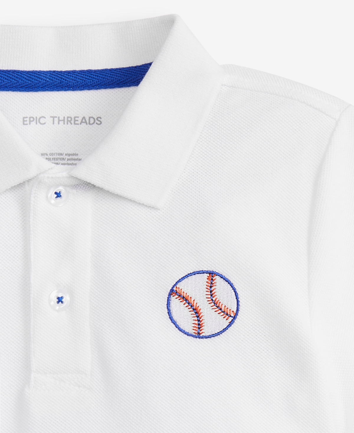 MACY'S EPIC THREADS TODDLER BOYS BASEBALL POLO & SHORTS SET, EXCLUSIVELY AT MACY'S 