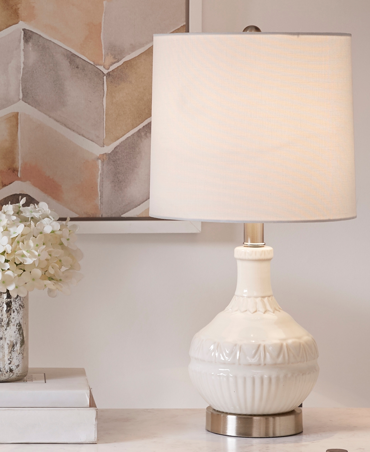 510 Design Gypsy 20.5" Embossed Boho Table Lamp