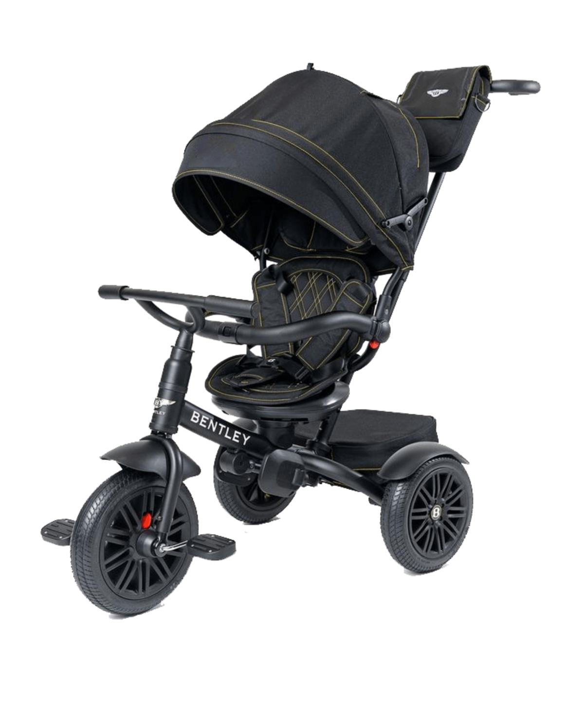 Posh Baby And Bentley 6-in-1 Baby Stroller Mulliner Trike In Black