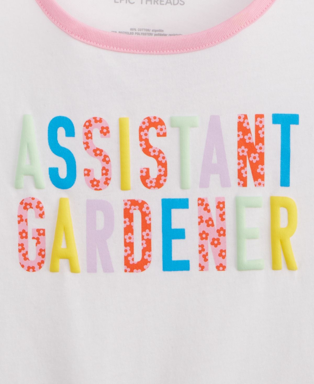 Epic Threads Toddler Girl Gardner Tie T-shirt, Toddler, Exclusively At Macy's In Bright Whi
