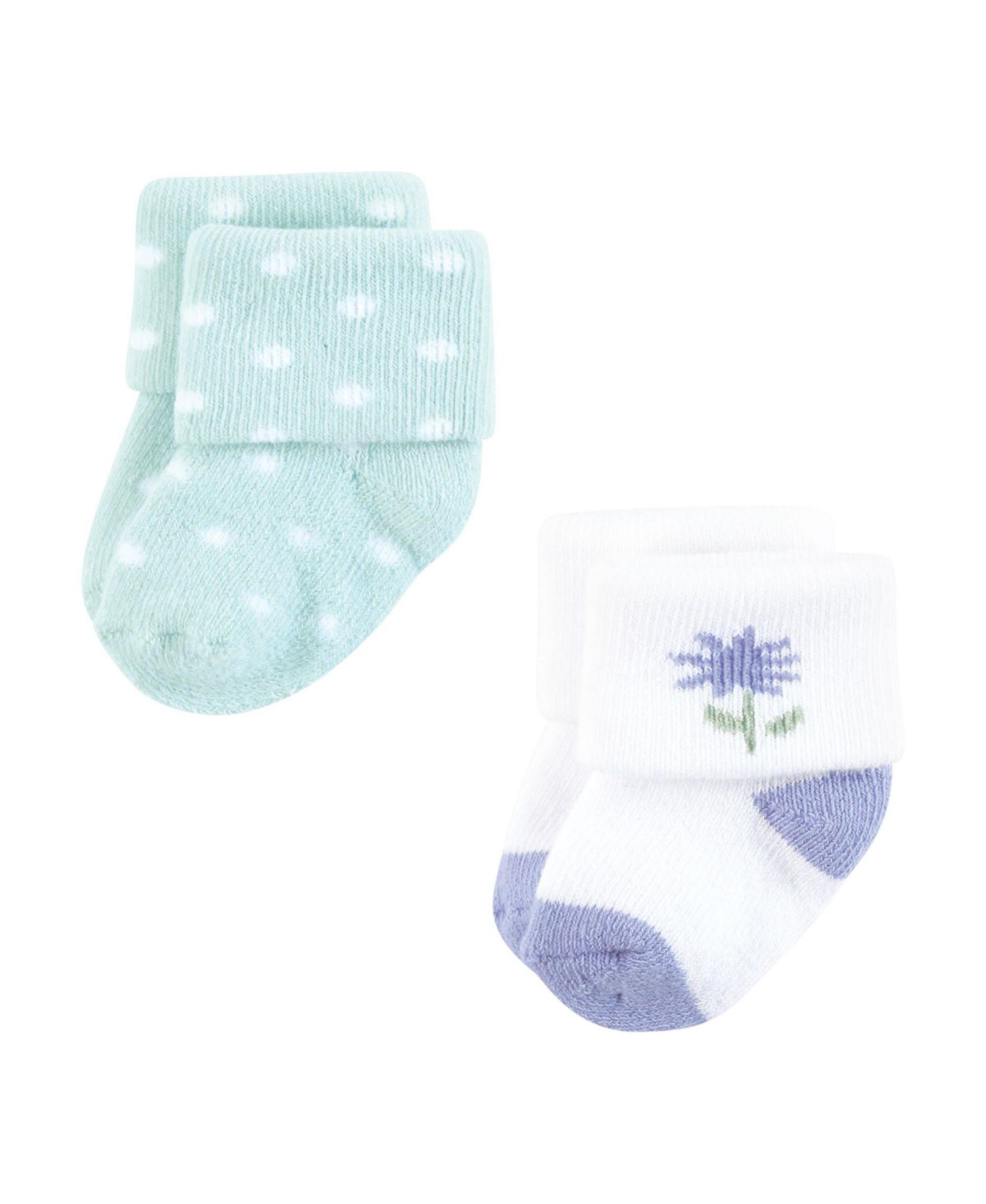 Baby Girls 10Pk Natural Terry Socks