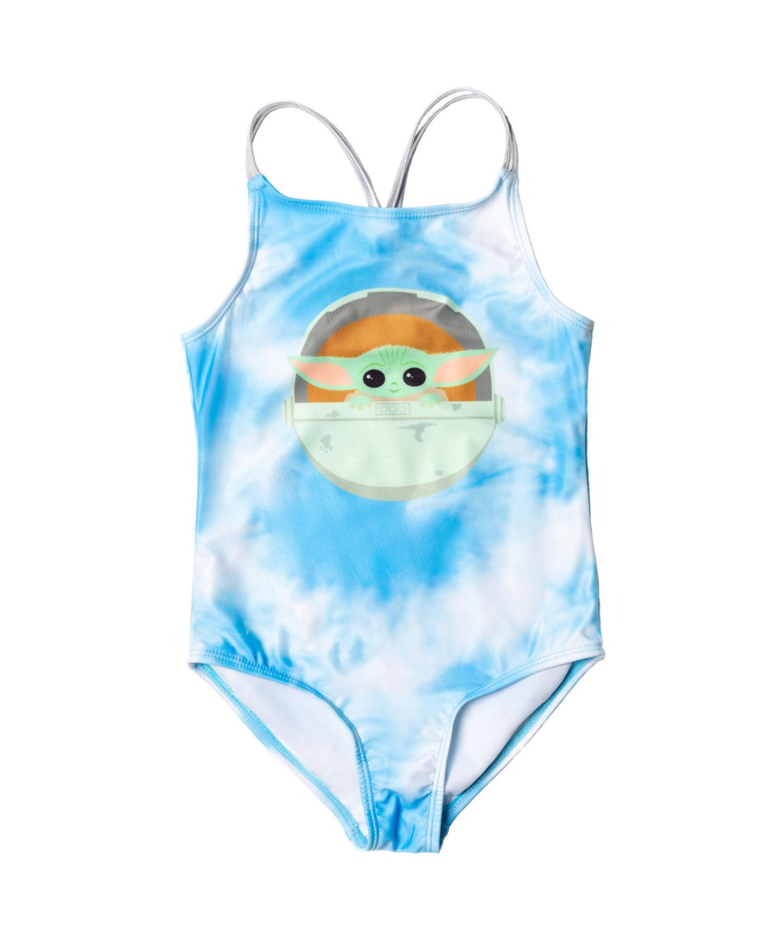 Girls Grogu One Piece Bathing Suit