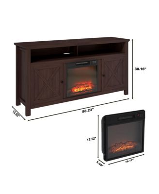 TV Stand Fits TVs up to 60 inches with Electric Fireplace