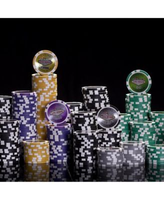 Holo Inlay Poker Chips (25-Pack) – High-Quality Casino-Style Poker Chips