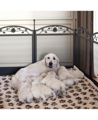 Pet Indoor Playpen Crate with Waterproof Heavy Duty Puppy Outdoor Exercise Play Pen