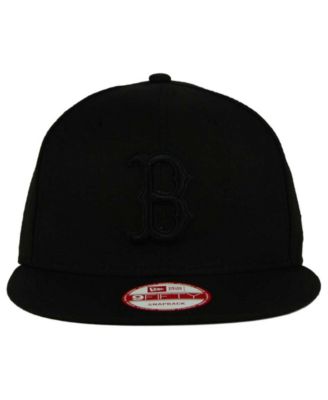 black and red boston red sox hat