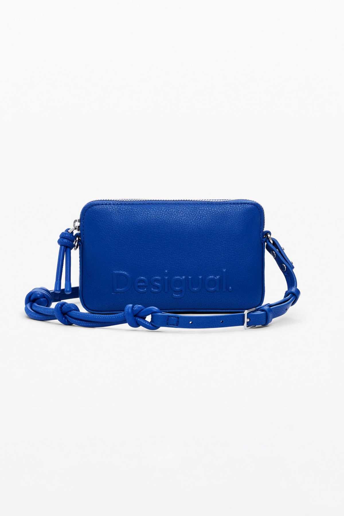 Women's Convertible wallet 3D logo - Royal blue
