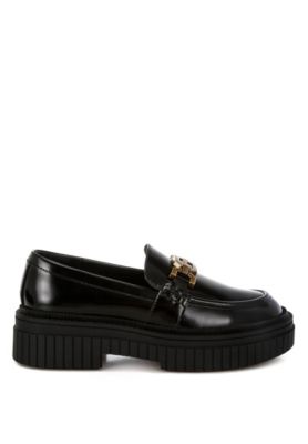 Womens Grosbeak Horsebit Chunky Loafers