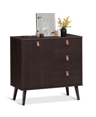 3-drawer Sideboard Storage Display Cabinet