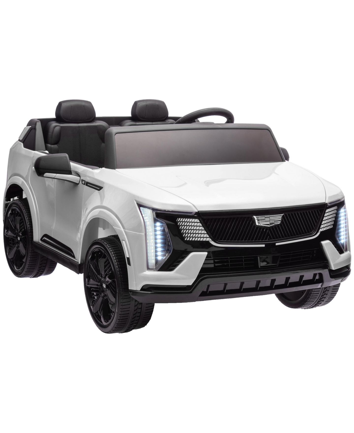 Детская игрушка Qaba Escalade IQ 2025 Remote Control 2-Seater Ride-On Truck, от 3 лет, цвет: Белый — фото 1