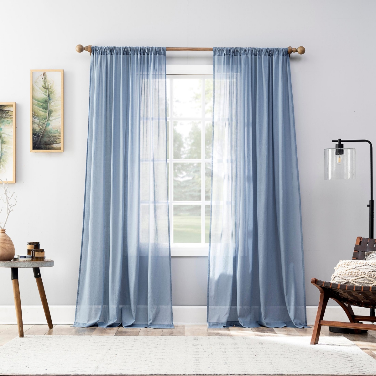 Archaeo 100% Cotton Sheer Curtain
