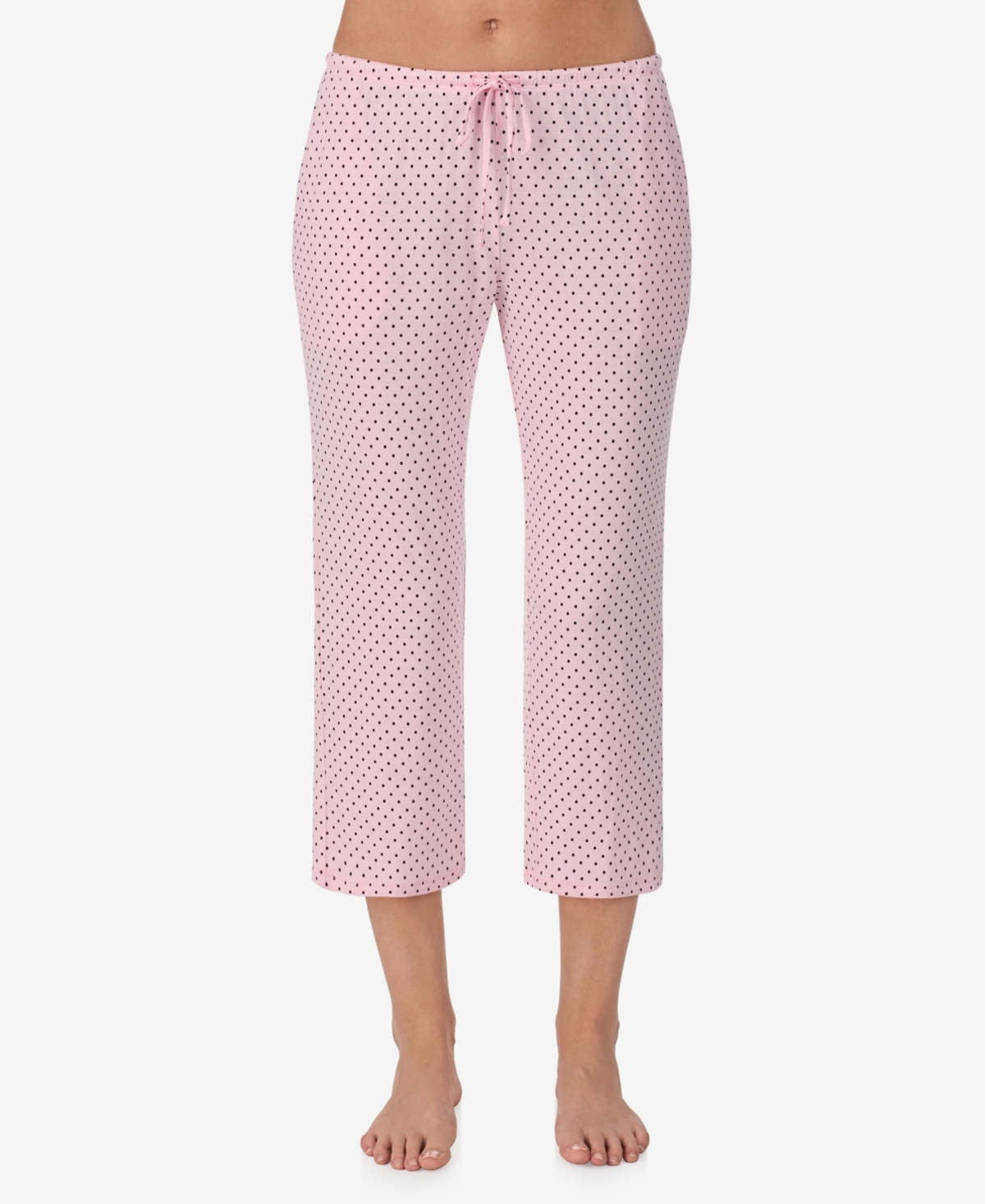 Yours to Love Capri Pajama Pants - Grey Dots