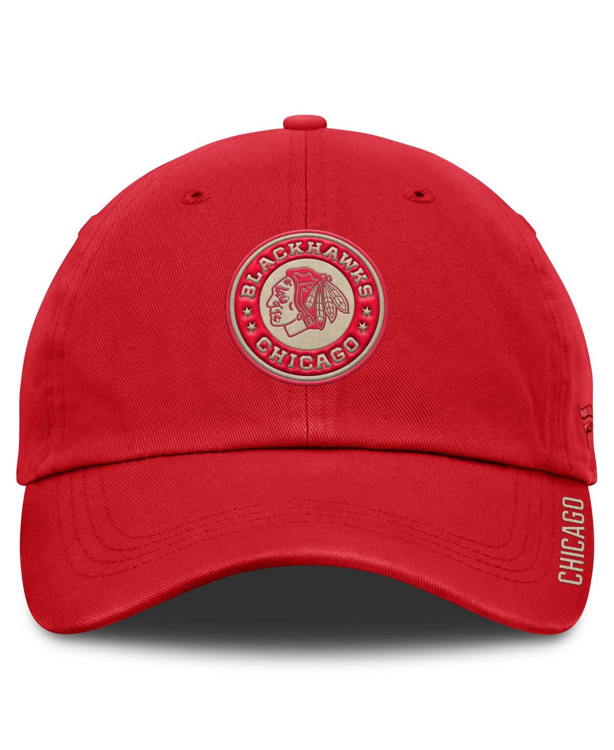 Fanatics Women's Red Chicago Blackhawks 2025 Nhl Winter Classic Adjustable Hat In Red