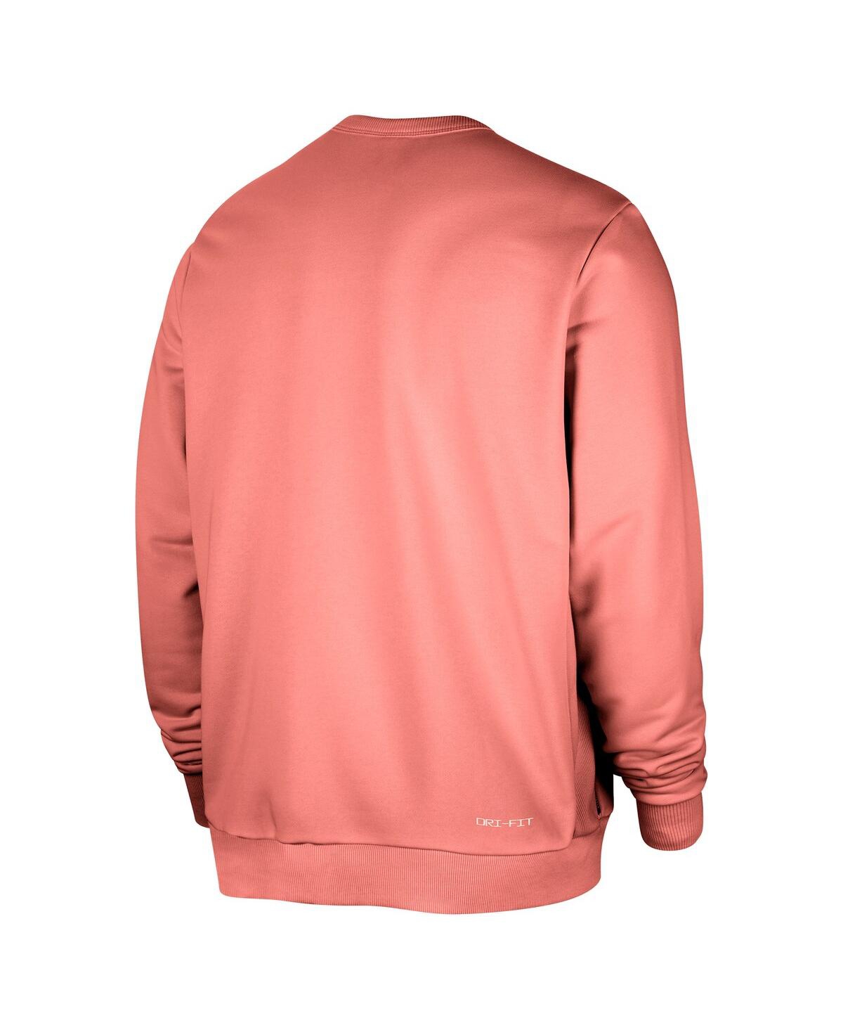 NIKE MEN'S RED CHICAGO BULLS COURTSIDE STANDARD ISSUE PERFORMANCE PULLOVER SWEATSHIRT 