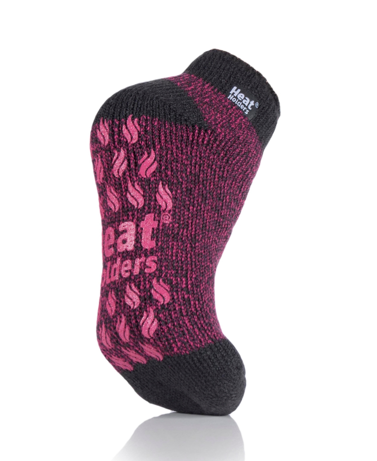 Heat Holders Twist Ankle Slipper Socks In Purple