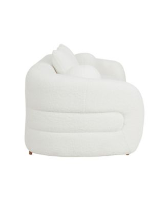 93" White Label Lyman Sherpa Sofa