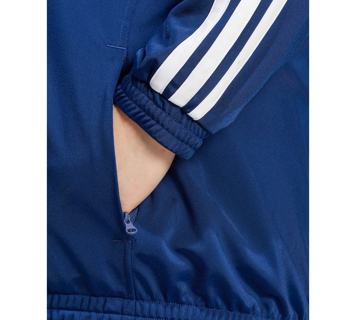 Adidas Originals Plus Size Essentials Tricot Three Stripes Track Jacket