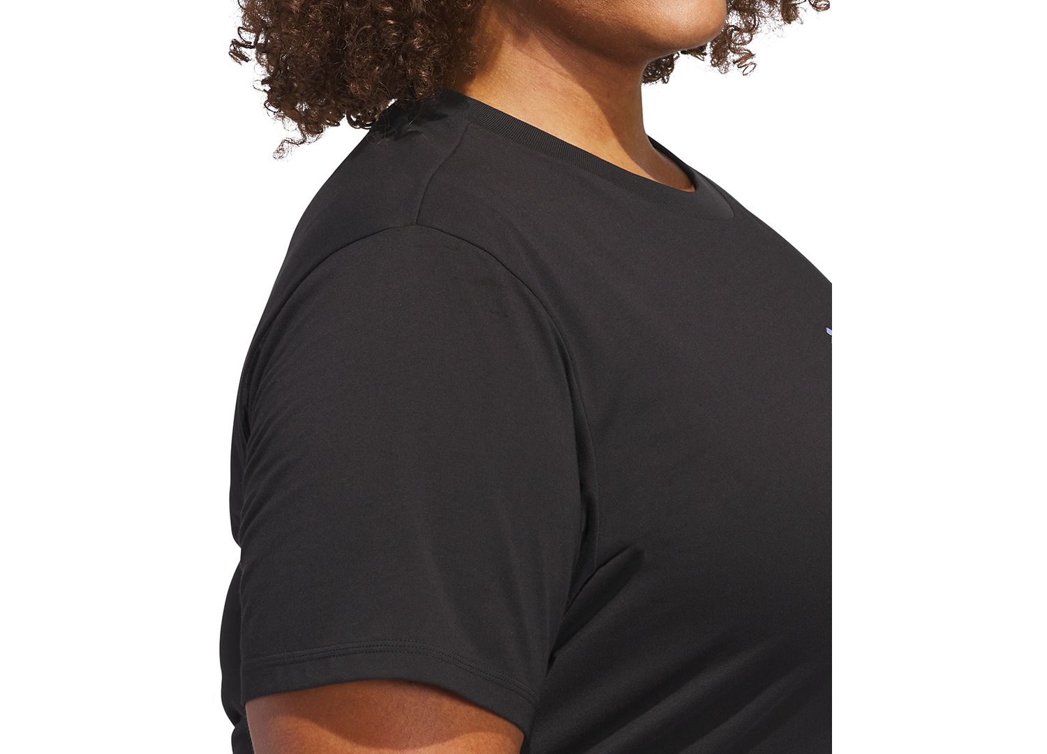 Plus Size Short-Sleeve Cotton Crewneck Logo T-Shirt