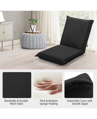 Adjustable 6 positions Folding Lazy Man Sofa Chair Floor Chair