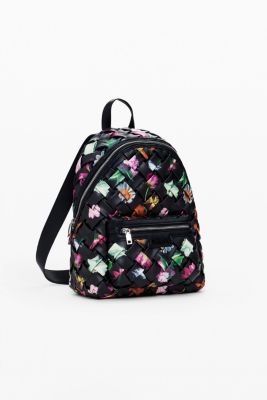 Women's Small braided floral backpack