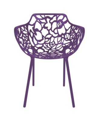 Modern Devon Aluminum Armchair, Set of 2