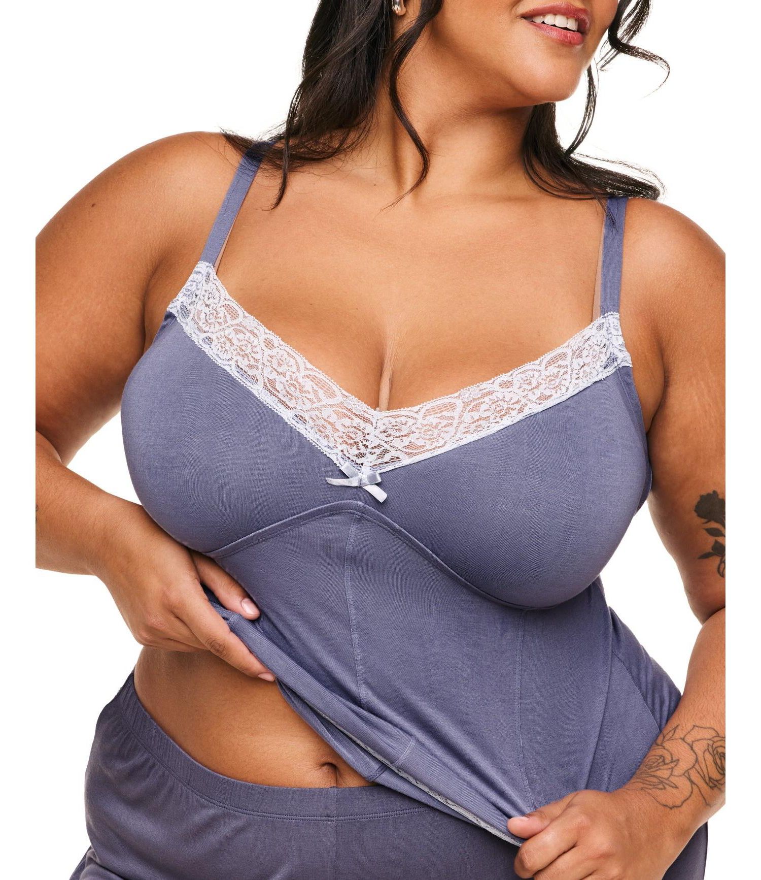 Plus Size Suzanna Pajama Cami And Pants Set