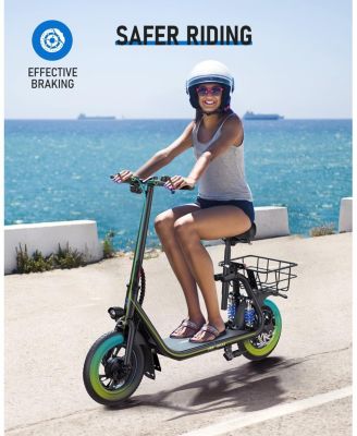 C1 Plus Electric Scooter with Seat
