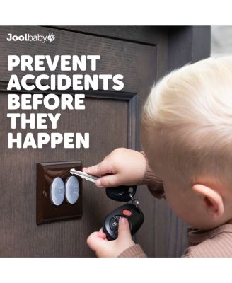 Toddler Jool Outlet Covers (32 Pack) Safety - Easy Adult Removal, Plug Protectors Proofing Electric Sockets - Transparent Design